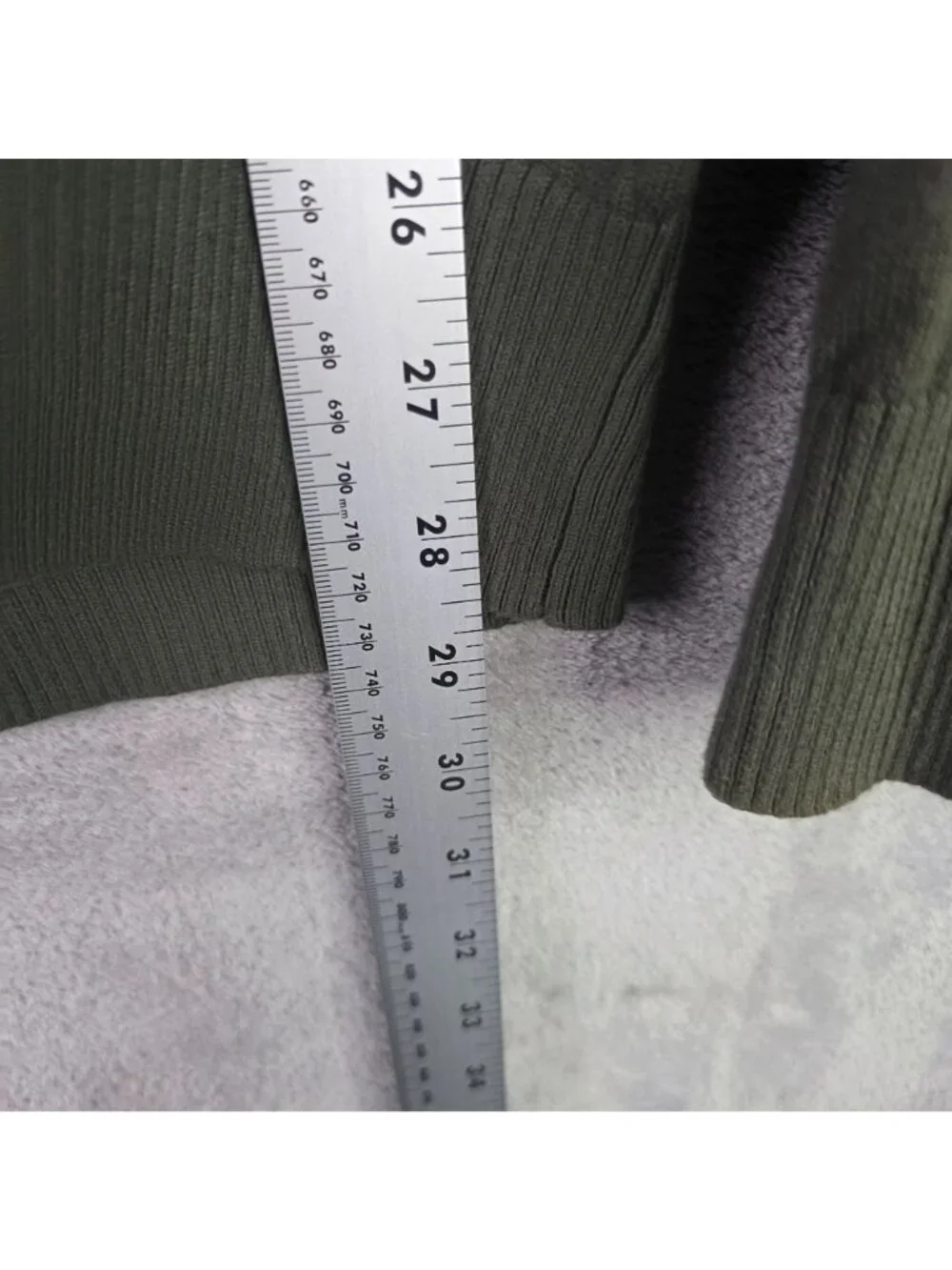 Mens Gap Olive Green Full Zip Cotton Cardigan Sweater Ribbed Collar & Pockets XL